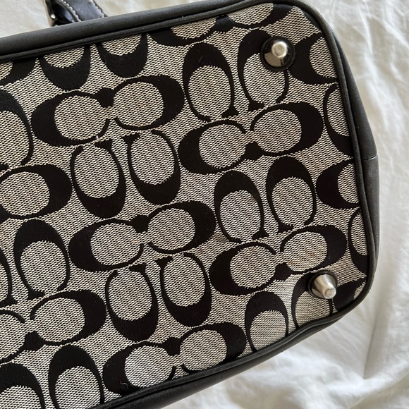 Black and Grey Coach Bag - Picture 12 of 13